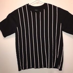 Black Short Sleeve Sweater